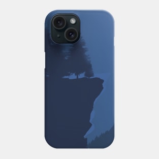 Midnight Forest Moon Scenery Phone Case