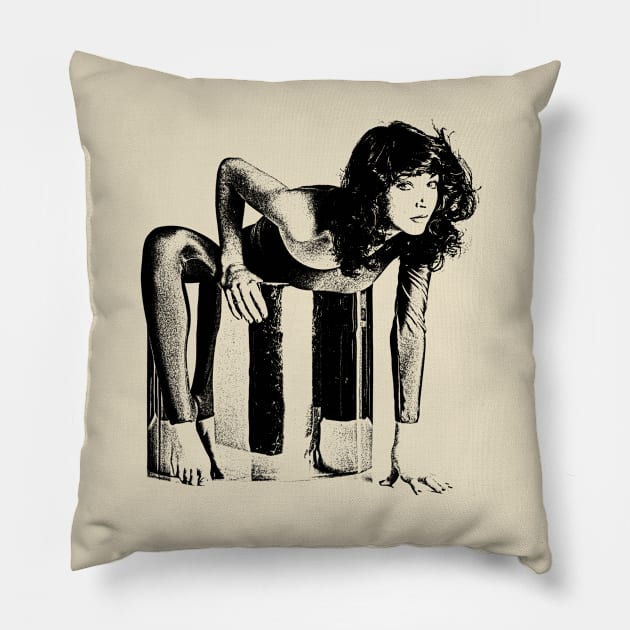 Kate Bush Pillow by Knockbackhaunt