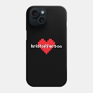 Kris kristofferson -> pixel art Phone Case