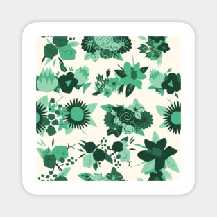 Flowers Pattern Magnet