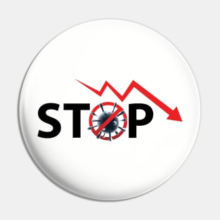 Stop Covid Pin