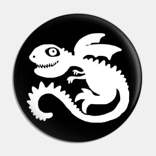 Lil Dragon (White) Pin