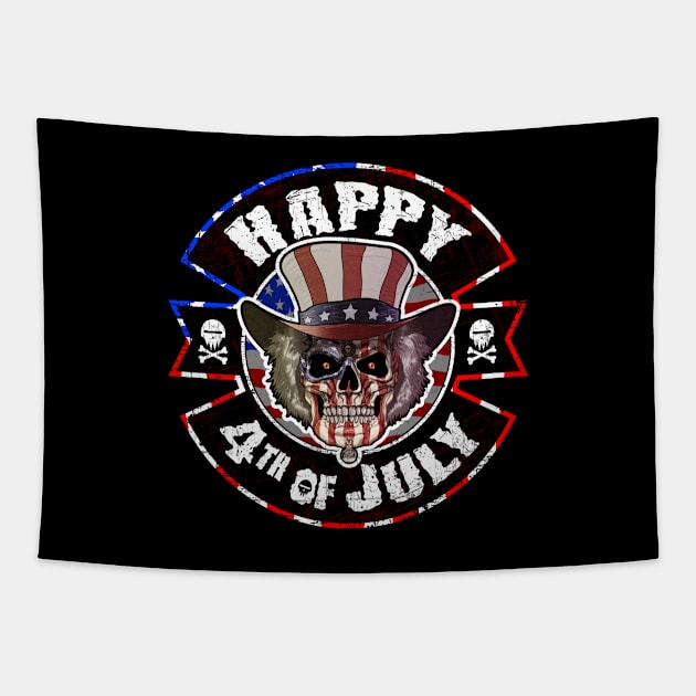 Happy 4th of July Tapestry by HEJK81