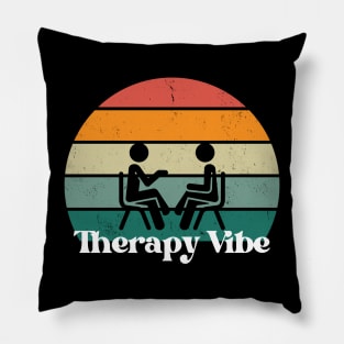 Therapy Vibe Retro Pillow