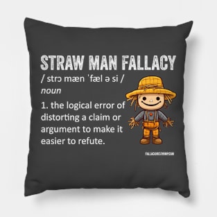 Straw Man Fallacy definition Pillow