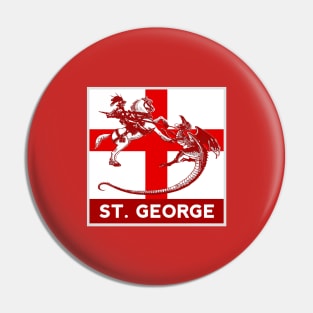 St. George Pop Art Pin