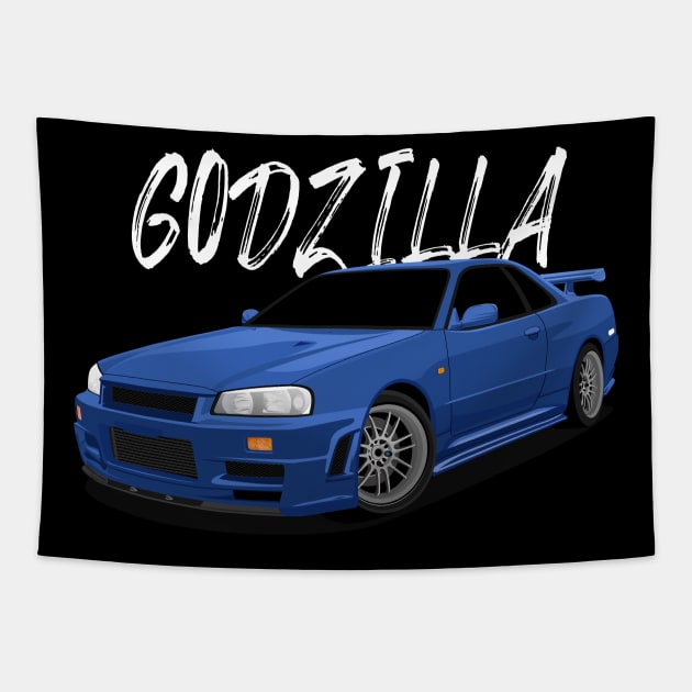 GTR - Godzilla Tapestry by masjestudio