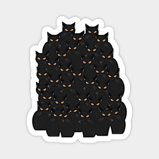 Black Cats Magnet