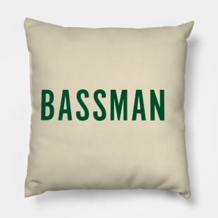 Bassman Bass Player Bass Guitarist Bassist Bass Guitar Pillow