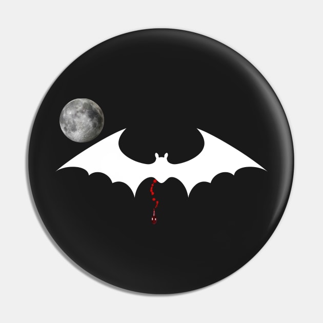 Horror bat Pin by Molenusaczech