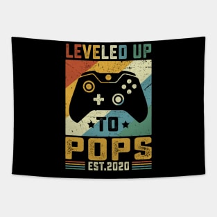 Vintage Leveled Up To Pops Est.2020 Tapestry