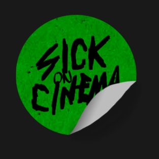 Sick On Cinema Horror Sticker T-Shirt
