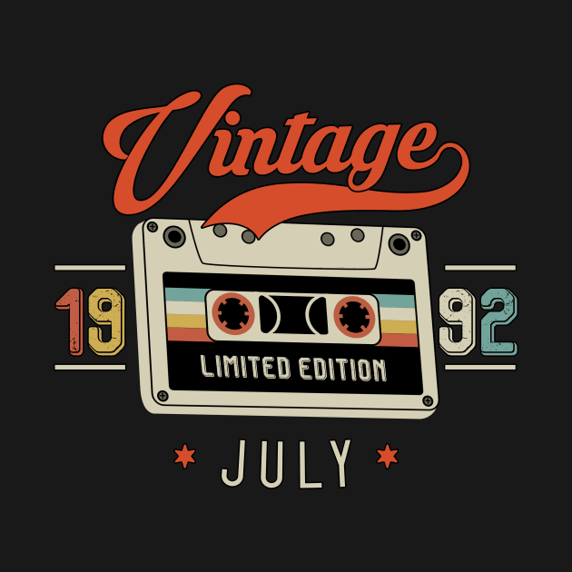 July 1992 - Limited Edition - Vintage Style by Debbie Art