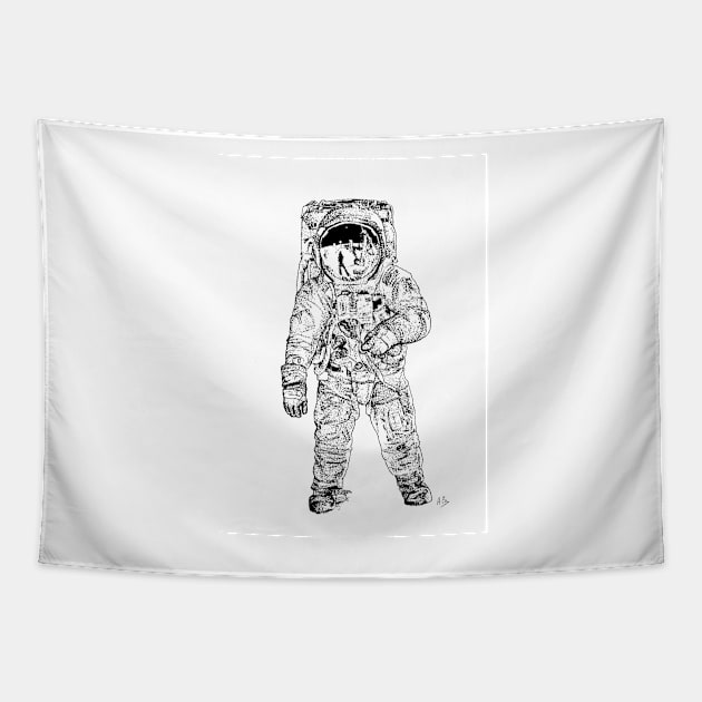 One Small Step Tapestry by adam-bullock