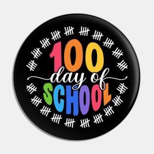 100 Days Of School Colorful Pin