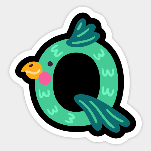 Letter Q animal alphabet back to school - Letter Q - Sticker | TeePublic Letter Q animal alphabet back to school - Letter Q - Sticker | TeePublic