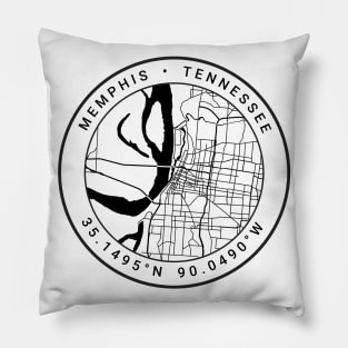 Memphis Map Pillow