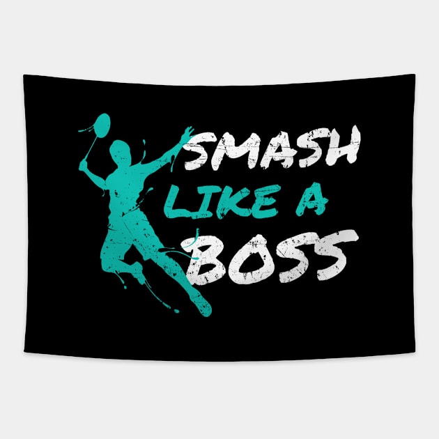 Smash Like A Boss Tapestry by ninarts