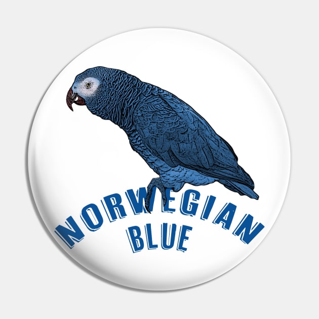 The Norwegian Blue Pin by MichaelaGrove