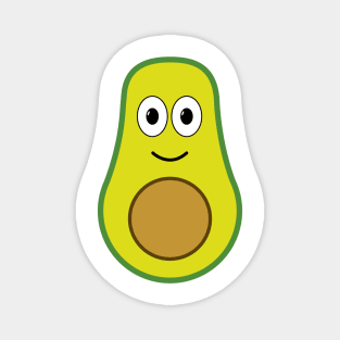 Happy Avocado Magnet