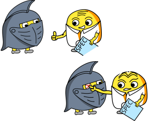 QA engineer evaluating a new design from a developer Magnet