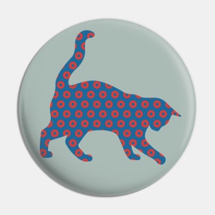 Phish Your Pet Cat Donuts Pin