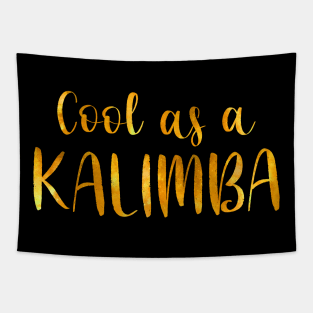 Cool as a Kalimba (golden) Tapestry