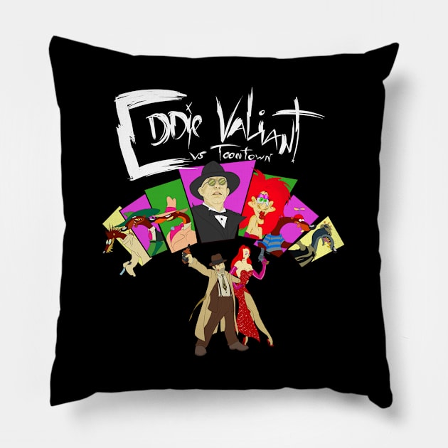 Eddie Valiant Pillow by DJ O'Hea