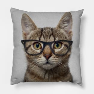 Hipster Cat Pillow
