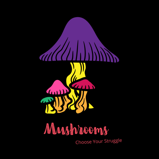 Mushrooms (No Background) by Choose Your Struggle