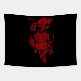 Demon Rabbit King Tapestry