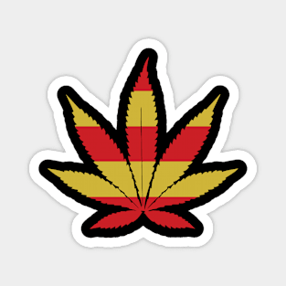 Montenegro Pot Leaf Magnet