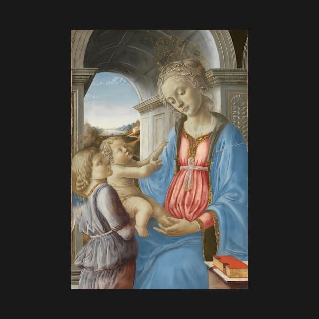 Imitator Of Fra Filippo Lippi - The Virgin And Child With An Angel by jandesky