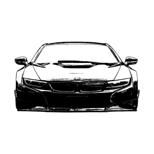 BMW i8 Sketch Art T-Shirt