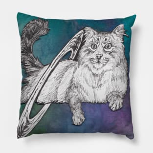 Caturn Pillow