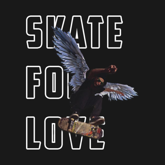 Skating angel by Jackson Lester