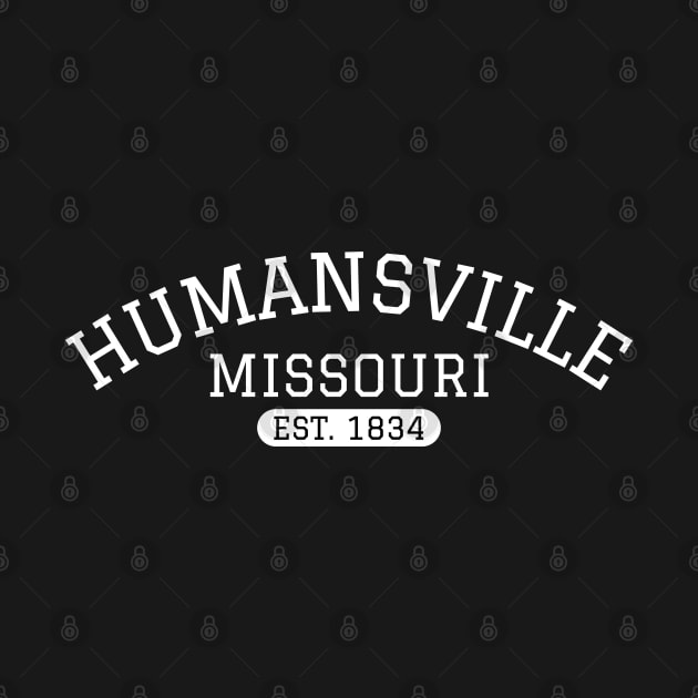 Humansville Missouri Vintage Design by Kicker Creations