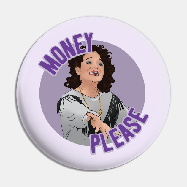 Money Please Pin by polliadesign