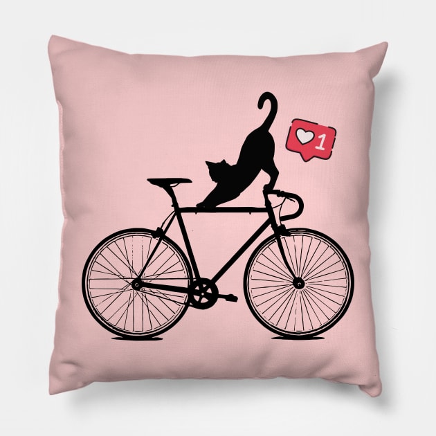 Cat 1 Racing Pillow by Crooked Skull