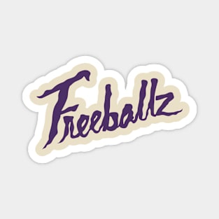 Freeballz Logo Purple Magnet