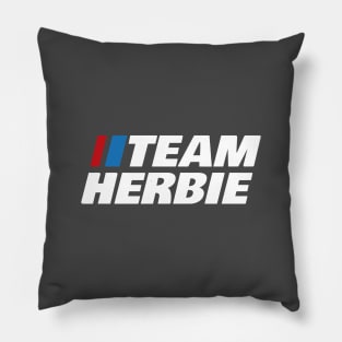 Team Herbie (Reversed Text Design) Pillow