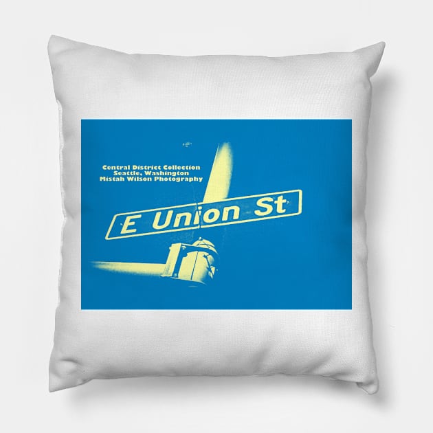 Union Street, Seattle, Washington by Mistah Wilson Pillow by MistahWilson