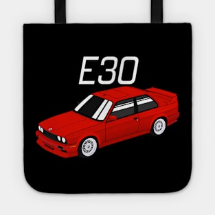 E30 bimmer red candy Tote