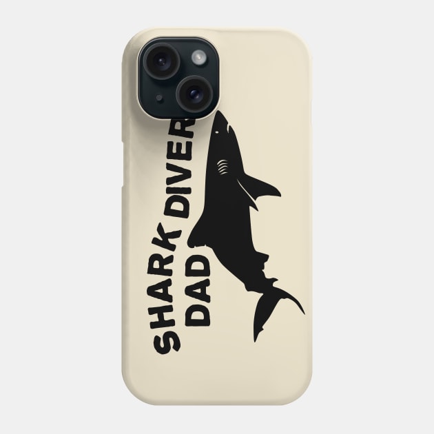 Shark diver dad Phone Case by TMBTM