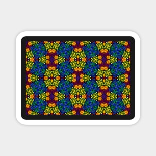 Psychedelic Abstract colourful work 101 Magnet