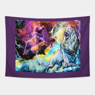 Cosmic Lion Tapestry