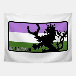 An Tir Pride - Genderqueer - Oblong Tapestry