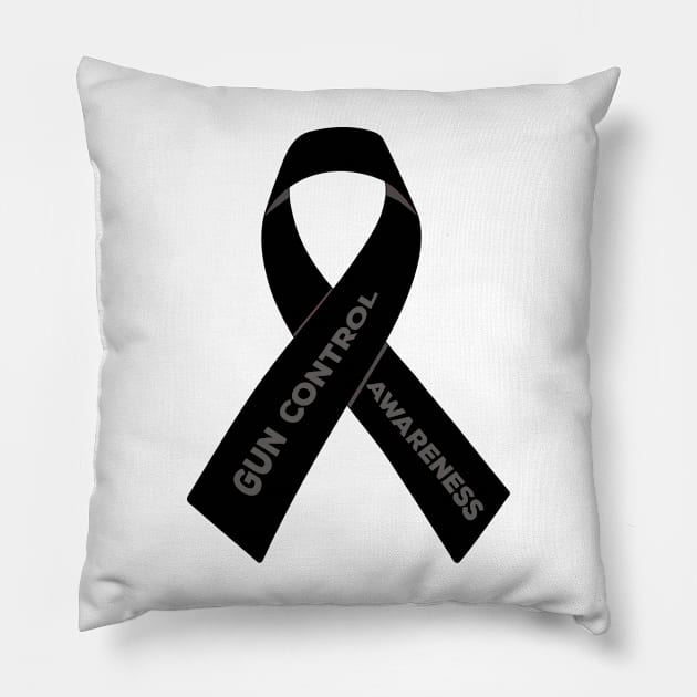 Gun Control Awareness Pillow by DiegoCarvalho