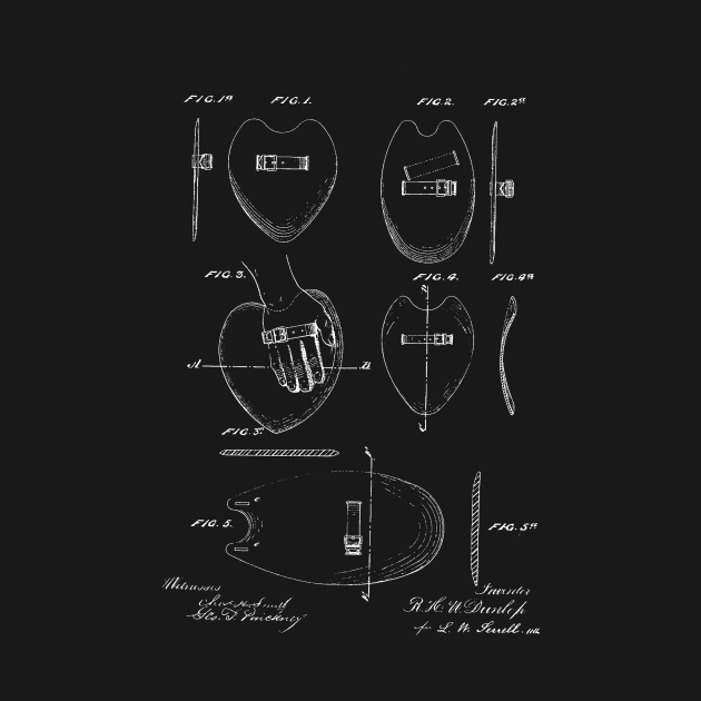 hand and foot-plates for swimming Vintage Patent Hand Drawing by TheYoungDesigns