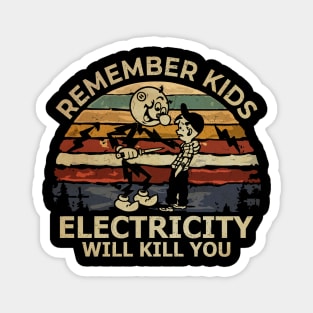 VINTAGE REMEMBER KIDS Magnet